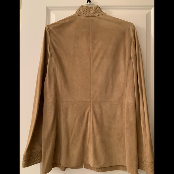 Adrienne Vittadini Suede Jacket Made In Italy. - Picture 6 of 12